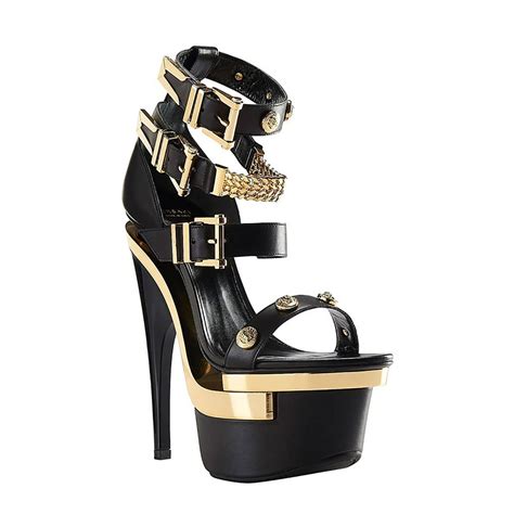 versace blac sandals|versace open toe stiletto sandals.